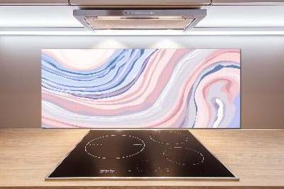 Küchen wandpaneel Abstrakte Wellen