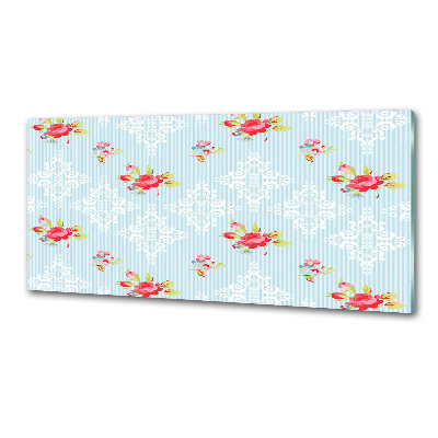 Küchen wandpaneel Rosen und Schmuck