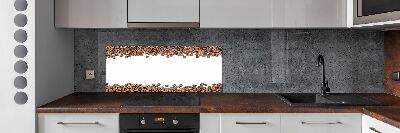 Glasrückwand für die küche Kaffeebohnen