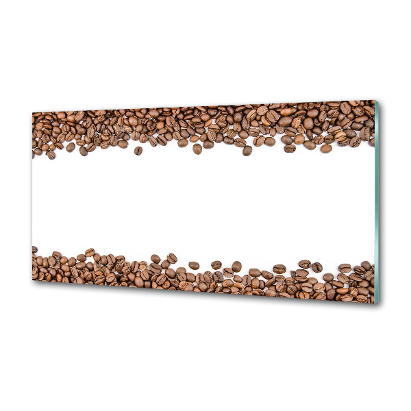 Glasrückwand für die küche Kaffeebohnen