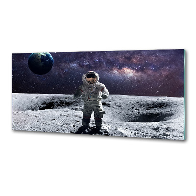 Glasrückwand für die küche Astronaut