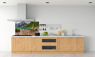 Küchen wandpaneel See in den Bergen