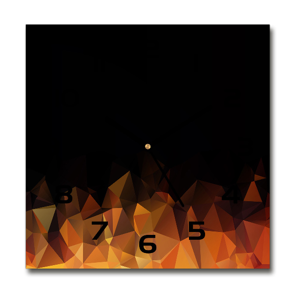 Wanduhr quadratisch Abstraktion