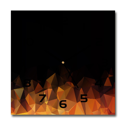 Wanduhr quadratisch Abstraktion