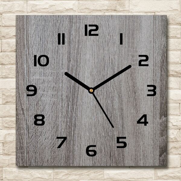Wanduhr quadratisch Holz