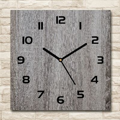 Wanduhr quadratisch Holz