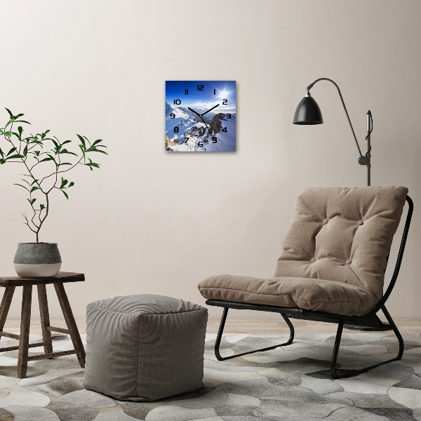 Wanduhr quadratisch Tatra-Gipfel