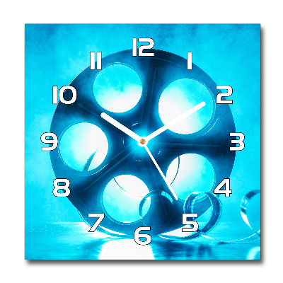 Wanduhr quadratisch Filmrolle