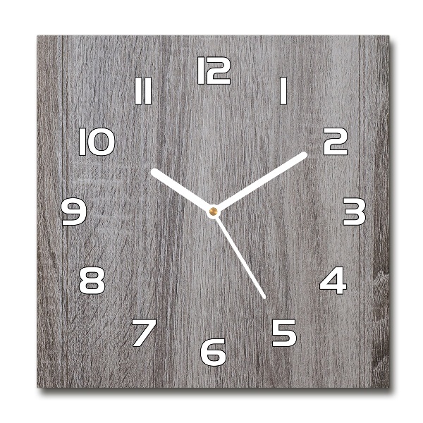 Wanduhr modern quadratisch Holz