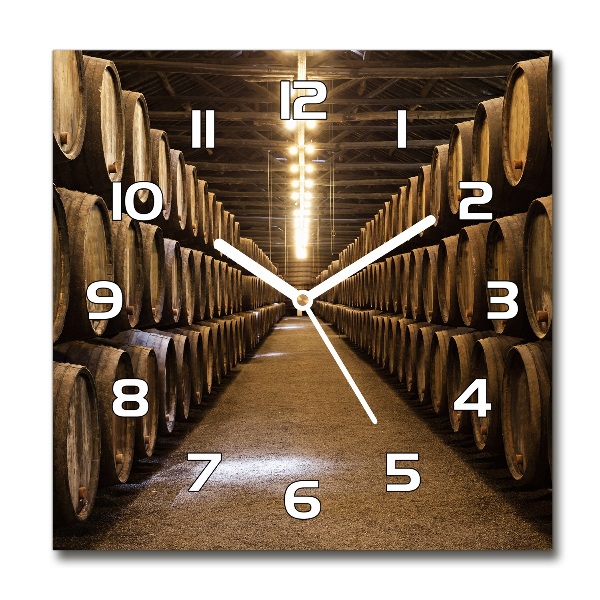 Wanduhr quadratisch Porto Winery