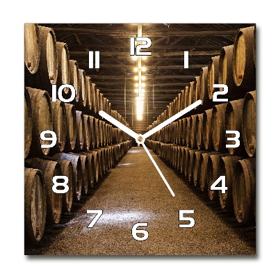 Wanduhr quadratisch Porto Winery