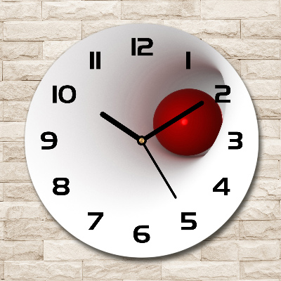 Wanduhr rund Abstrakte Sphäre