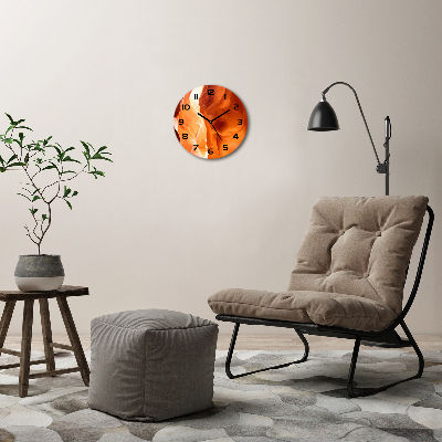 Wanduhr rund Schlucht