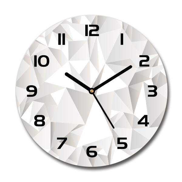 Wanduhr glas rund Abstrakter Hintergrund