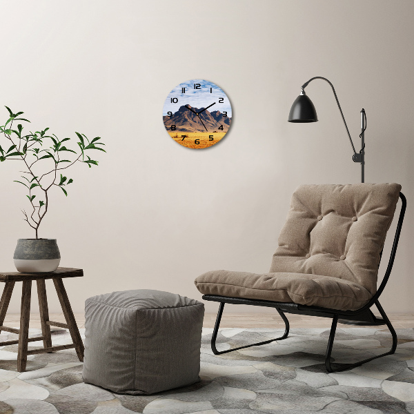 Wanduhr rund Felsen in Namibia