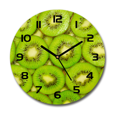 Wanduhr rund Kiwi