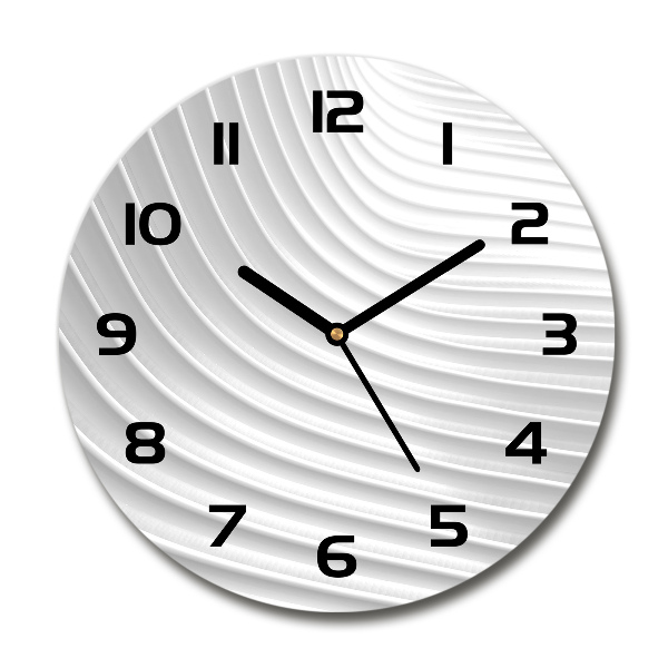 Wanduhr rund Abstrakte Linien