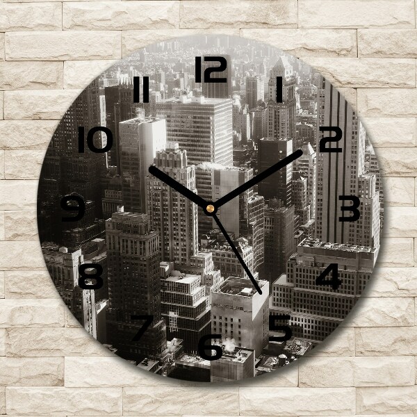 Wanduhr rund New York