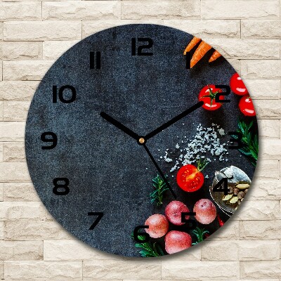 Wanduhr rund Zutaten