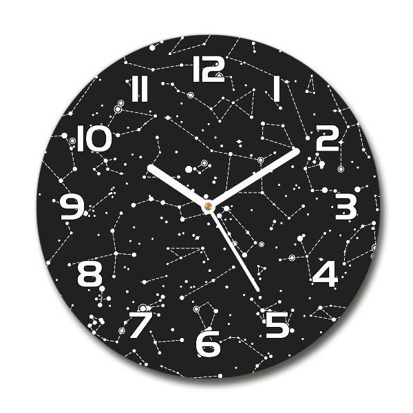 Wanduhr rund Konstellation
