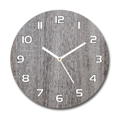 Wanduhr rund Holz