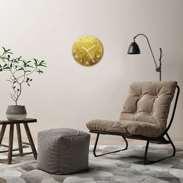 Wanduhr rund Abstrakter Hintergrund