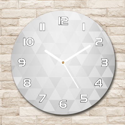 Wanduhr glas rund Abstrakter Hintergrund