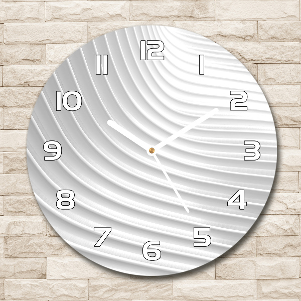 Wanduhr rund Abstrakte Linien