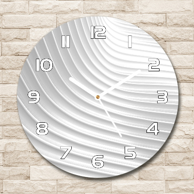 Wanduhr rund Abstrakte Linien