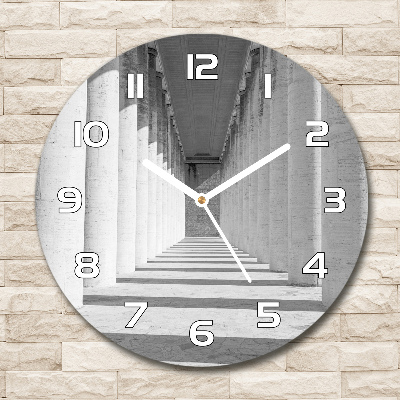 Wanduhr rund Korridor