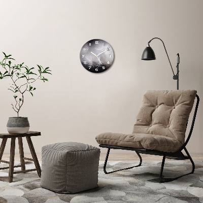 Wanduhr rund Löwenzahnsamen