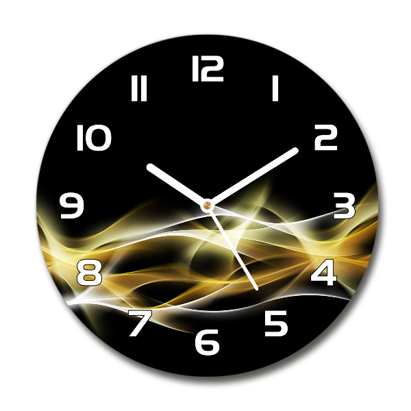 Wanduhr rund Abstraktion des Lichts