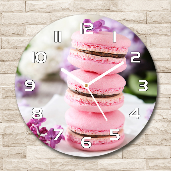 Wanduhr rund Cookies