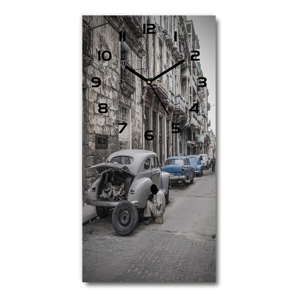 Moderne wanduhr Havanna