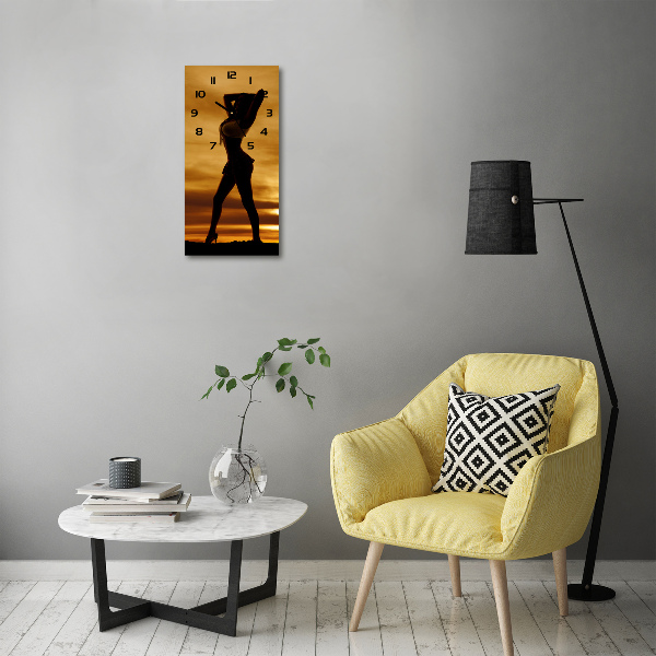 Moderne wanduhr Kurzer Rock