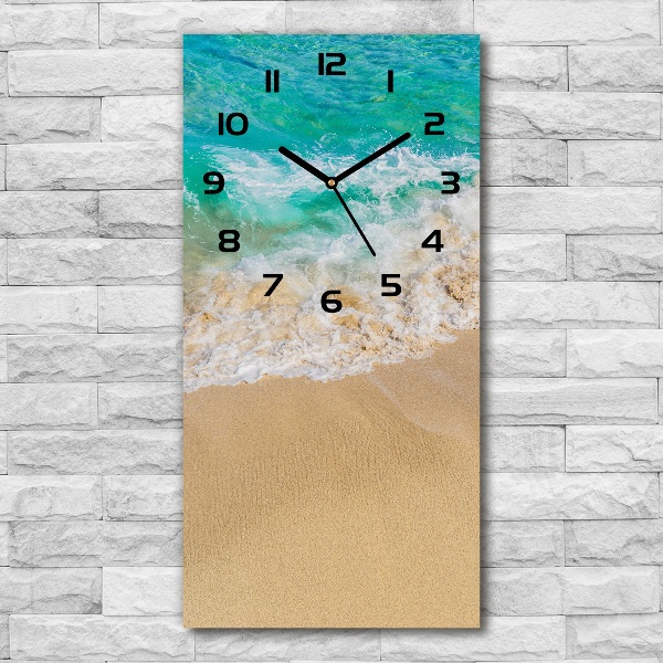 Wanduhr Strand und Meer