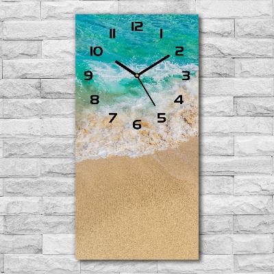 Wanduhr Strand und Meer