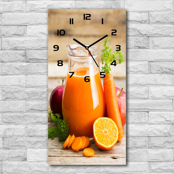 Moderne wanduhr Fruchtsaft