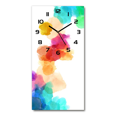 Wanduhr Bunte Flecken
