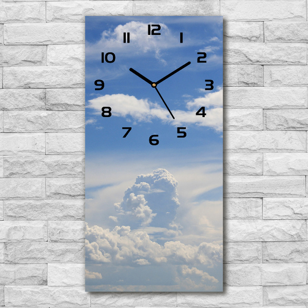 Moderne wanduhr Wolken am Himmel