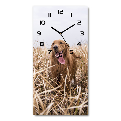 Wanduhr Golden Retriever