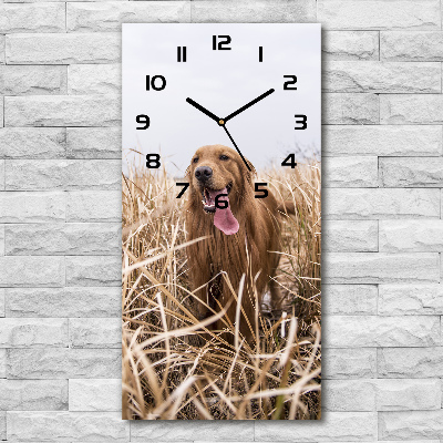 Wanduhr Golden Retriever