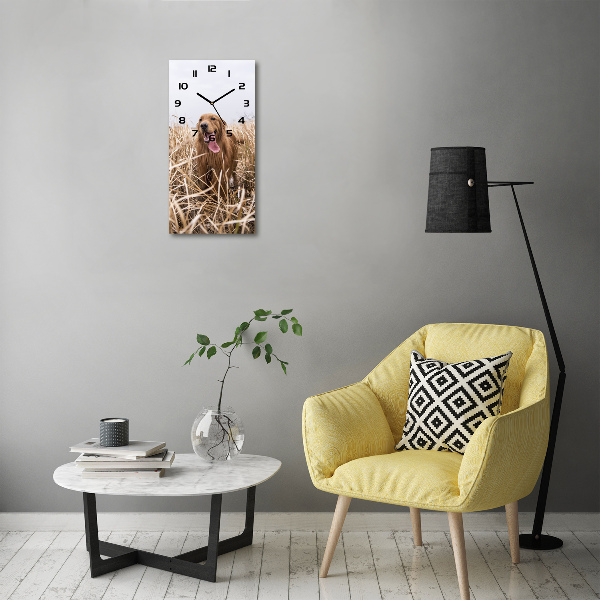 Wanduhr Golden Retriever