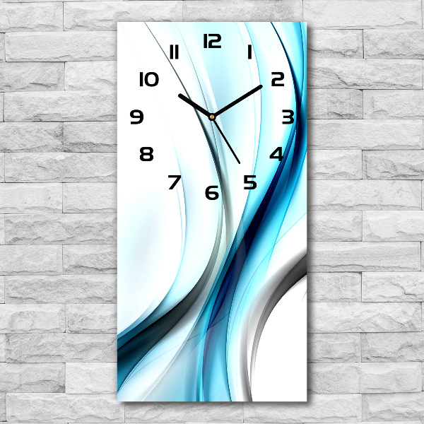 Moderne wanduhr Abstrakte Welle