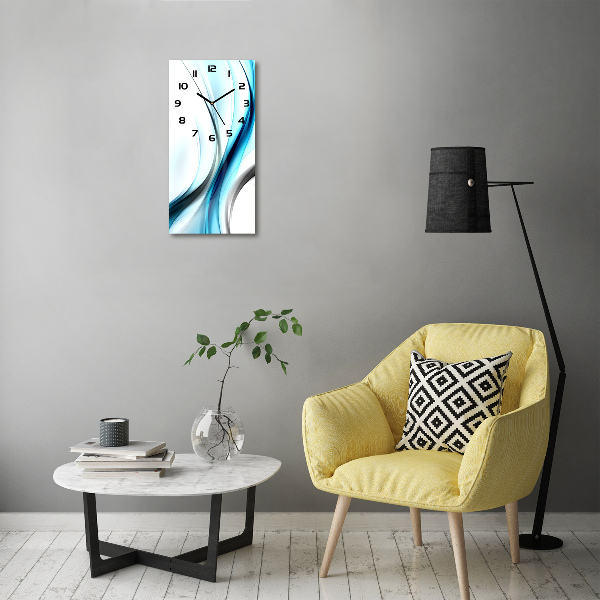 Moderne wanduhr Abstrakte Welle