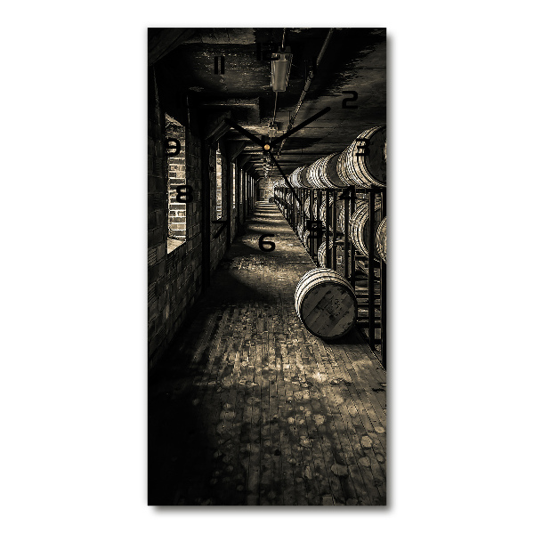 Wanduhr Bourbonfässer