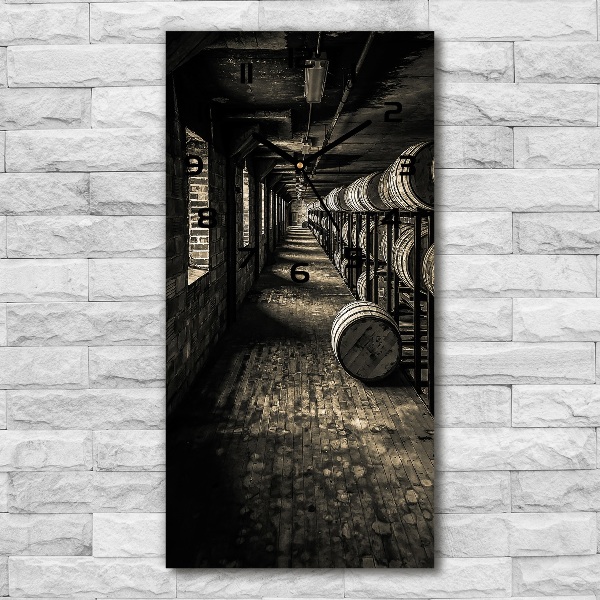 Wanduhr Bourbonfässer