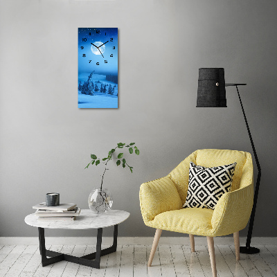 Moderne wanduhr Vollmond