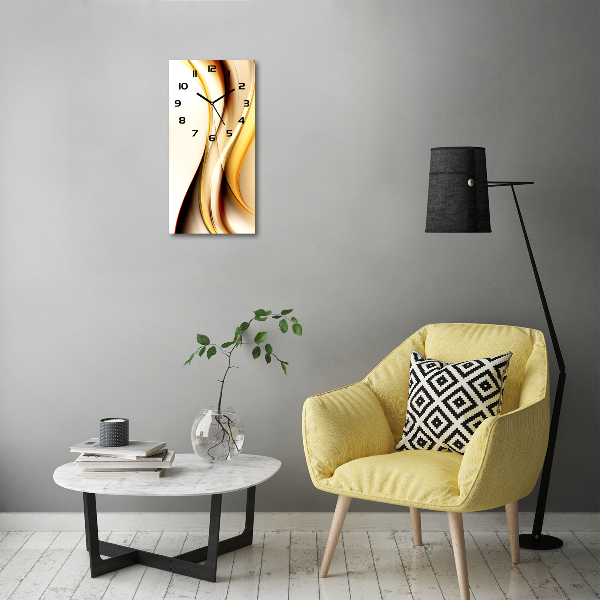 Moderne wanduhr Abstrakte Welle