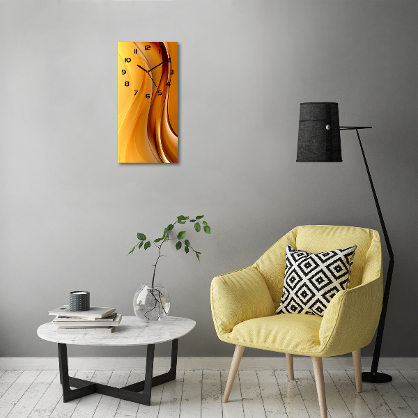 Wanduhr Abstrakte Welle